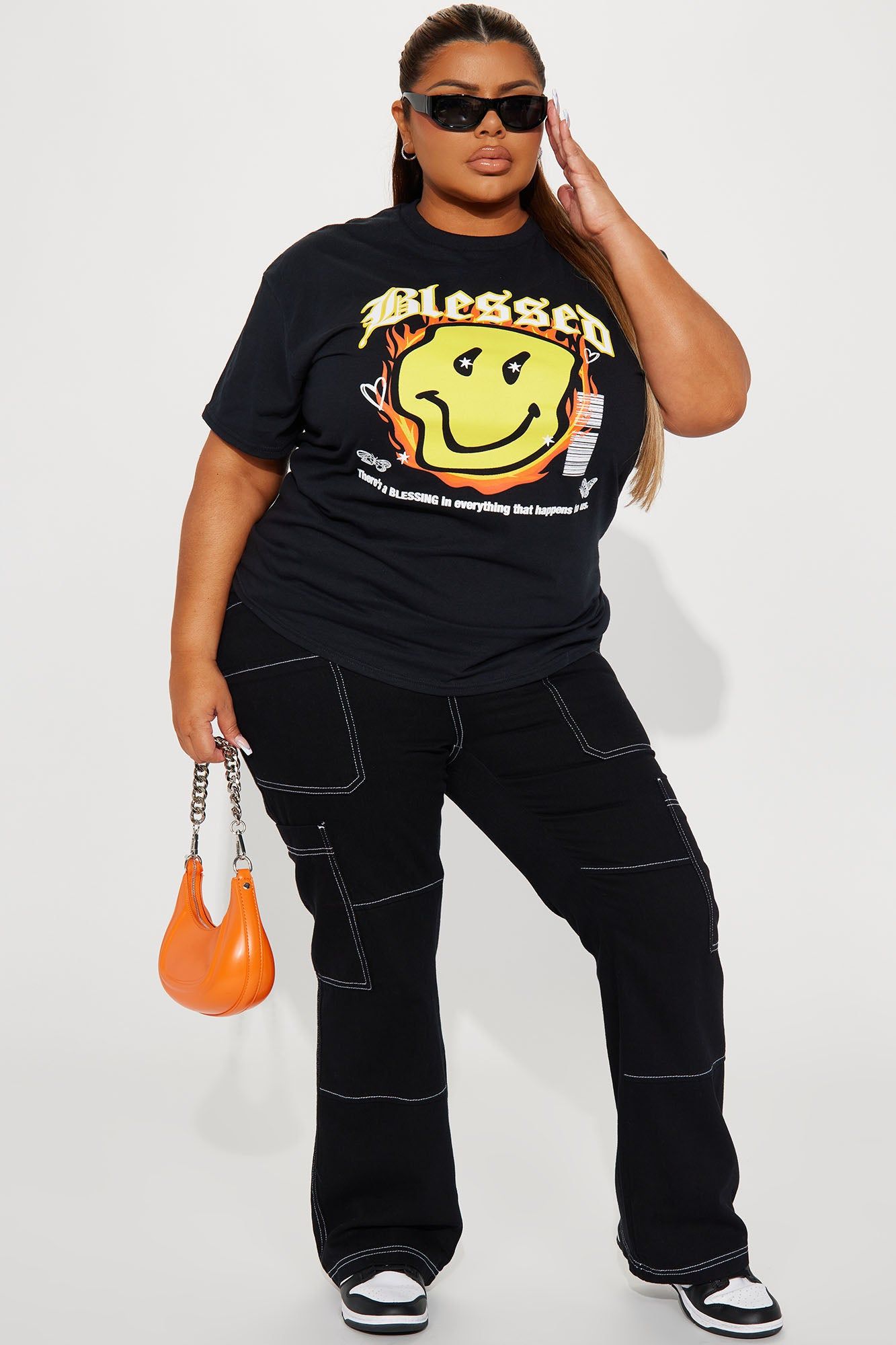 Blessed Smile Graphic Tee - Black sold by Fashion Nova product image thumbnail 5