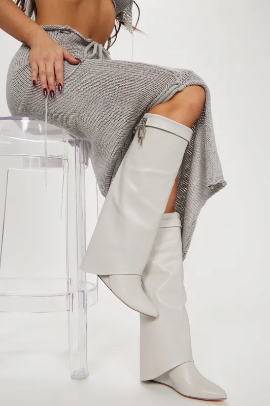 Big City Dreams Booties - Grey sold by Fashion Nova