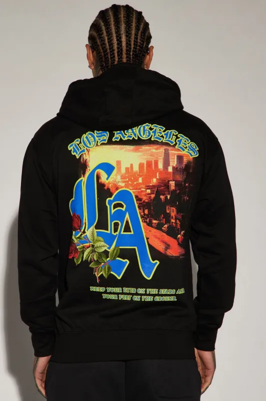 Live And Die LA Hoodie - Black sold by Fashion Nova