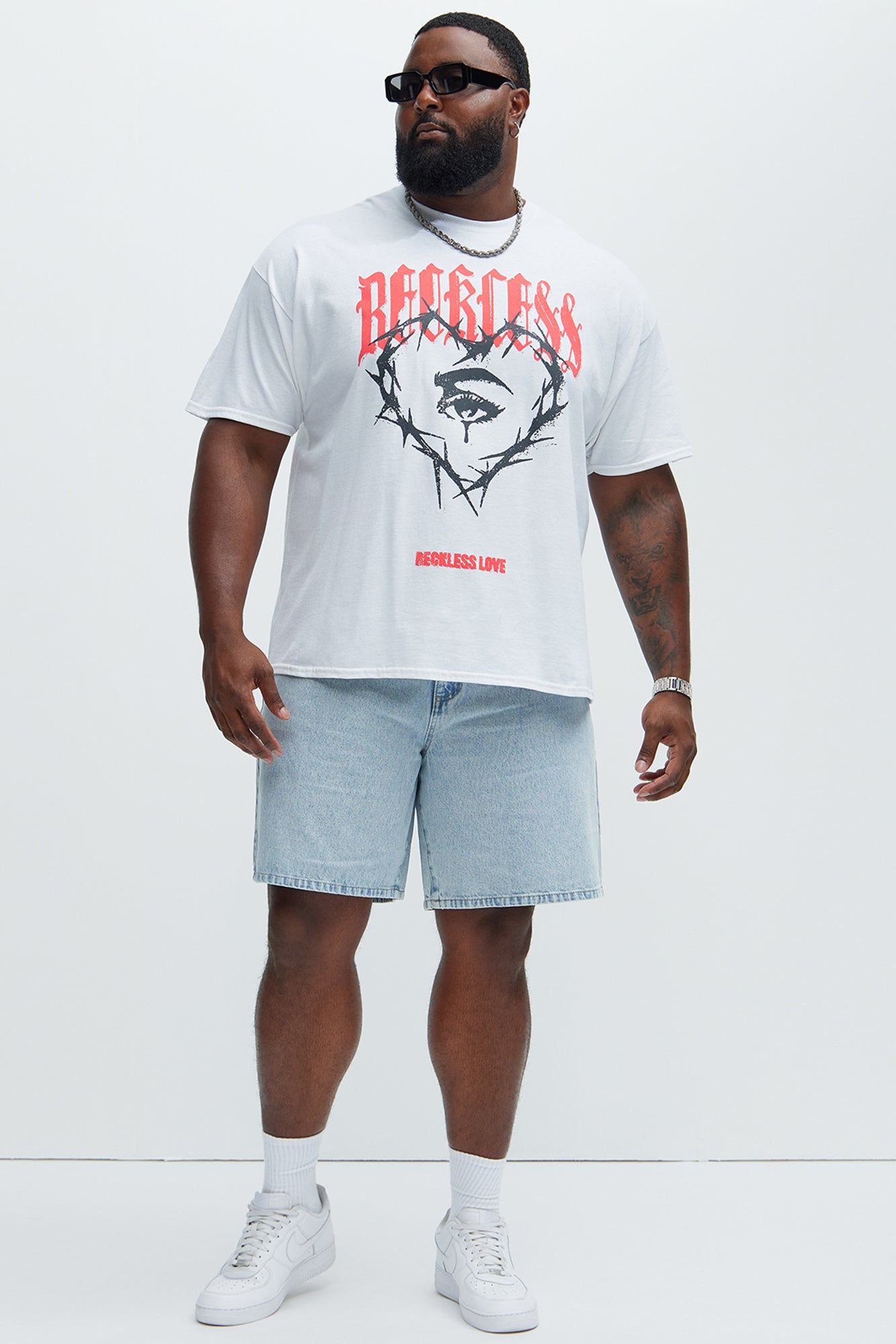 Reckless Love Short Sleeve Tee - White sold by Fashion Nova product image thumbnail 5