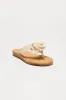 Final Rose Flip Flops - Beige sold by Fashion Nova