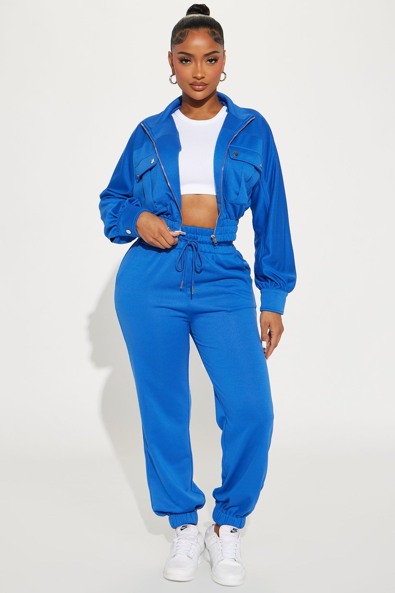 Laid Back Jogger Set - Blue sold by Fashion Nova