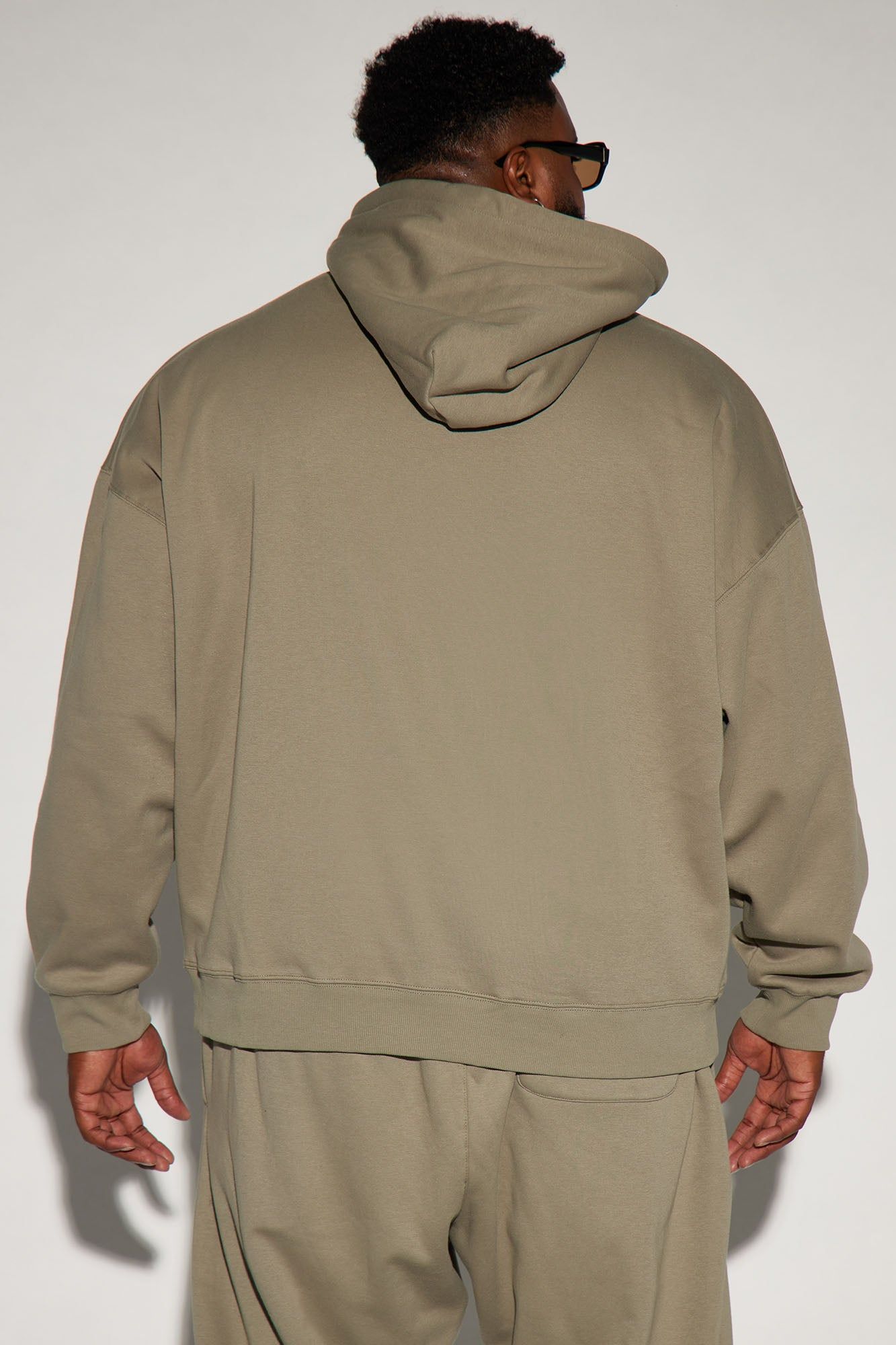 Tyson Oversized Heavyweight Hoodie - Olive sold by Fashion Nova product image thumbnail 3
