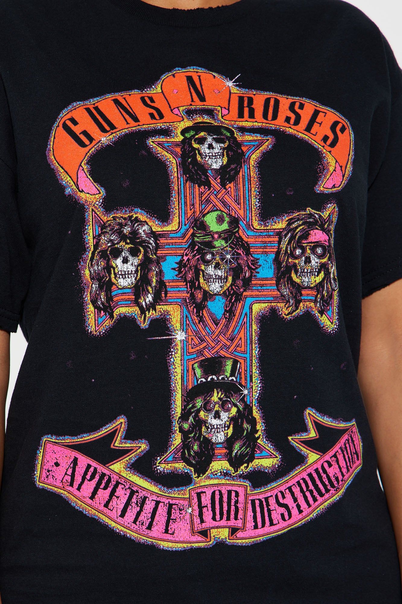 Appetite For Destruction Guns N Roses Tshirt - Black sold by Fashion Nova product image thumbnail 3