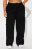 Out For The Day Cargo Pant - Black sold by Fashion Nova