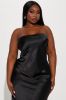 Emma Satin Maxi Dress - Black sold by Fashion Nova