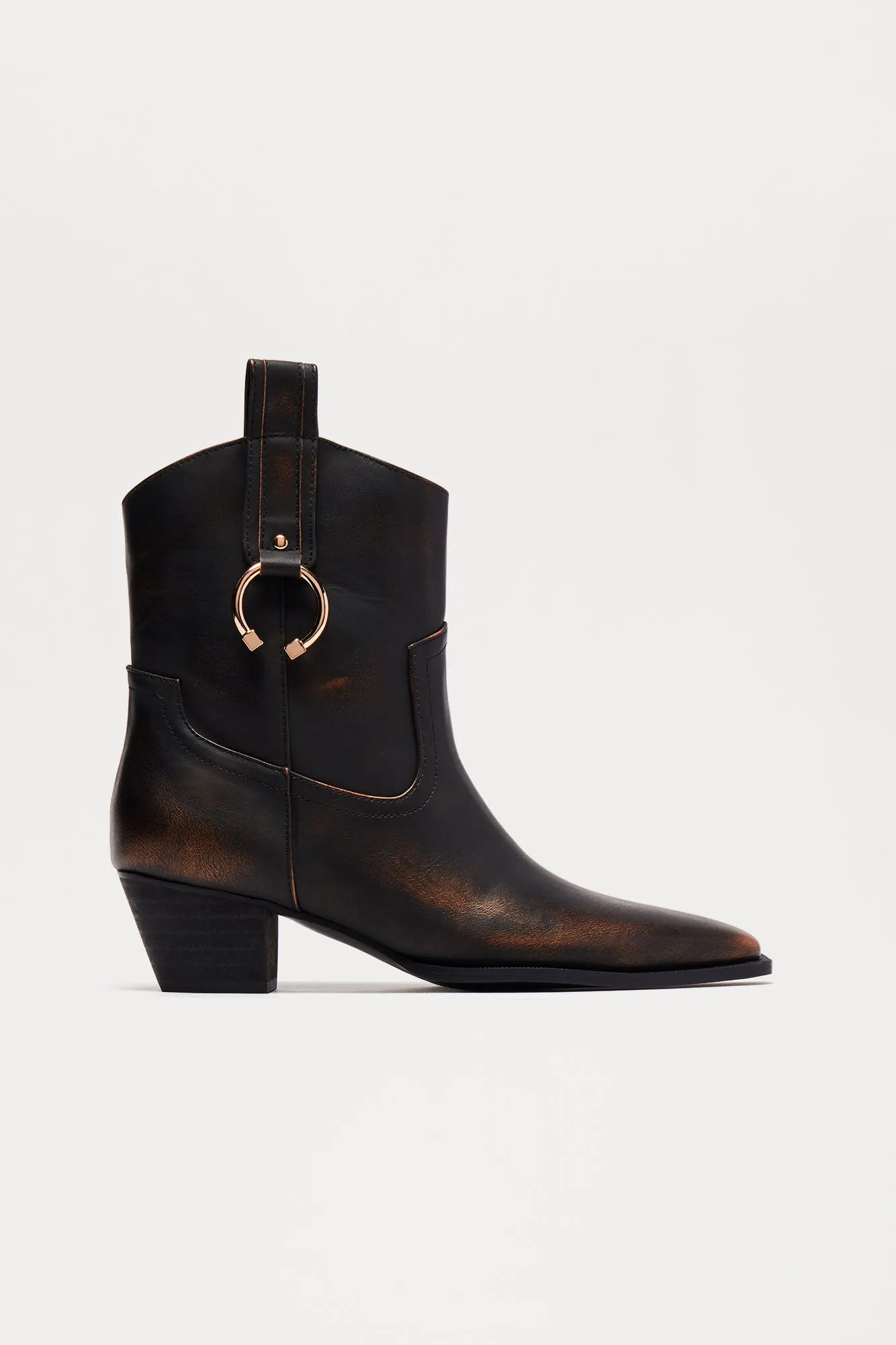 Memphis Cowboy Booties - Brown sold by Fashion Nova