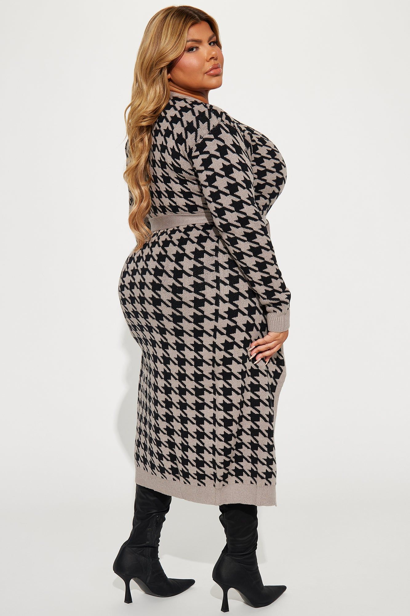 Match By Vibe Cardigan - Black/Grey sold by Fashion Nova product image thumbnail 3