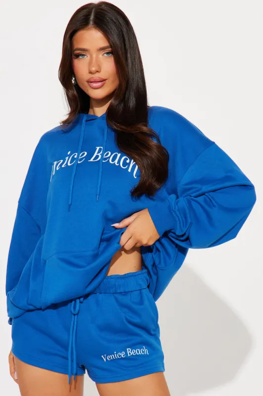 Venice Beach Chillin Short Set - Royal sold by Fashion Nova