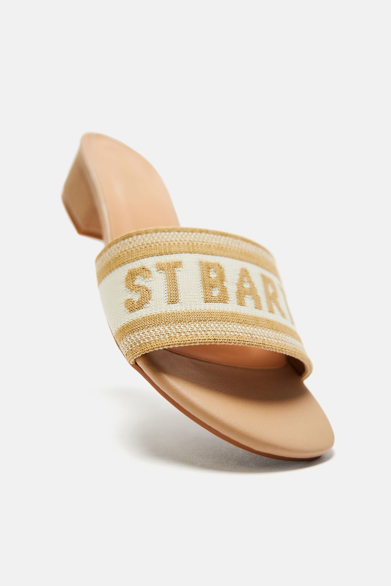 Take You On A Trip To St Barts Heels - Beige sold by Fashion Nova