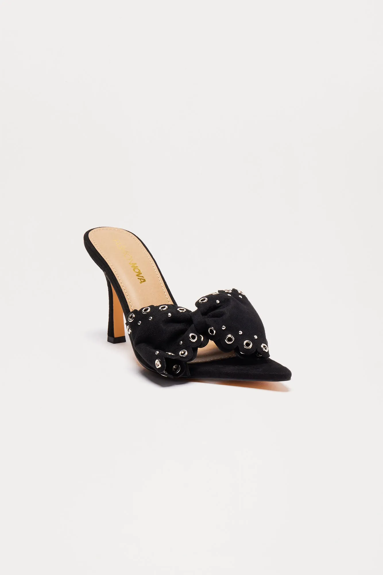 Eloise Bow Mules - Black sold by Fashion Nova product image thumbnail 3