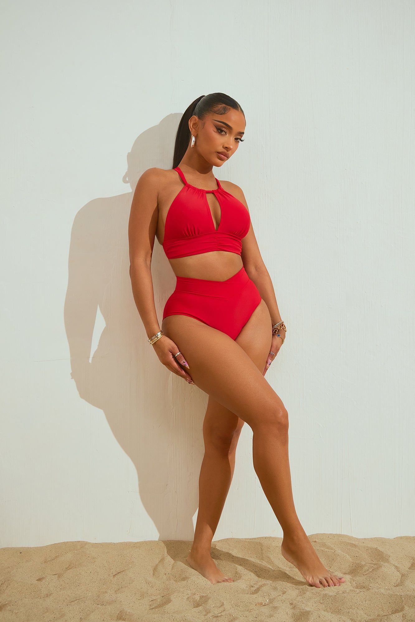 Debbie 2 Piece Bikini - Red sold by Fashion Nova product image thumbnail 2