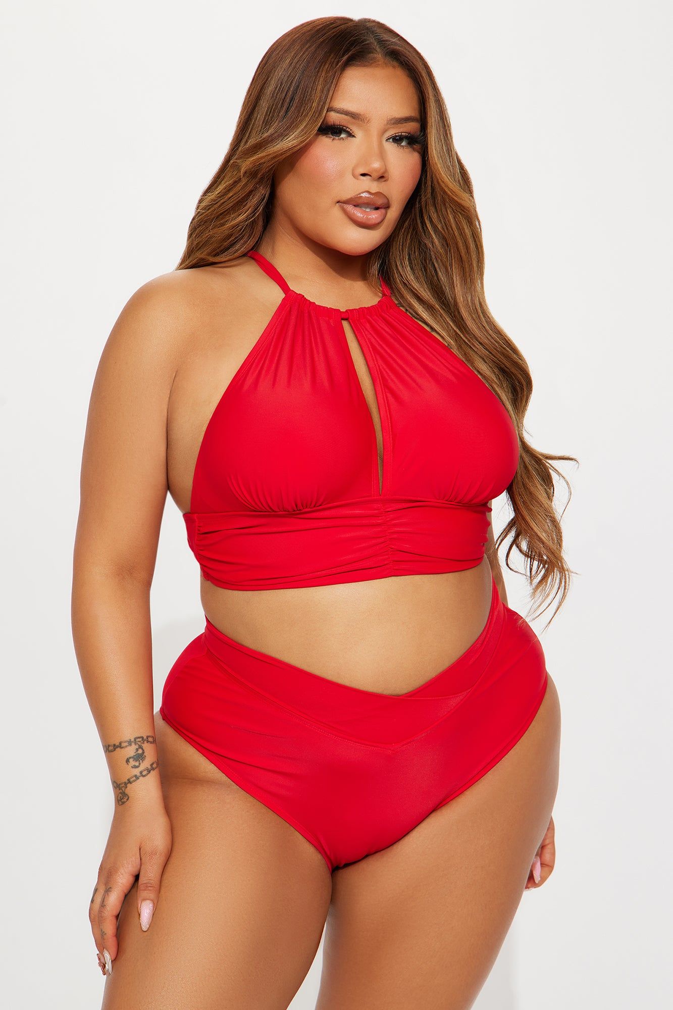 Debbie 2 Piece Bikini - Red sold by Fashion Nova product image thumbnail 4