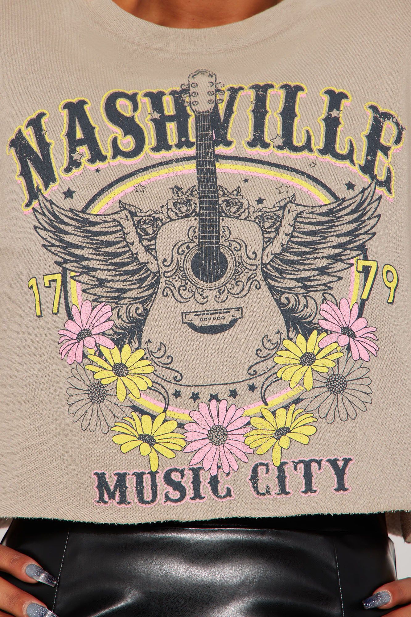 Nashville Has My Heart Top - Taupe sold by Fashion Nova product image thumbnail 4