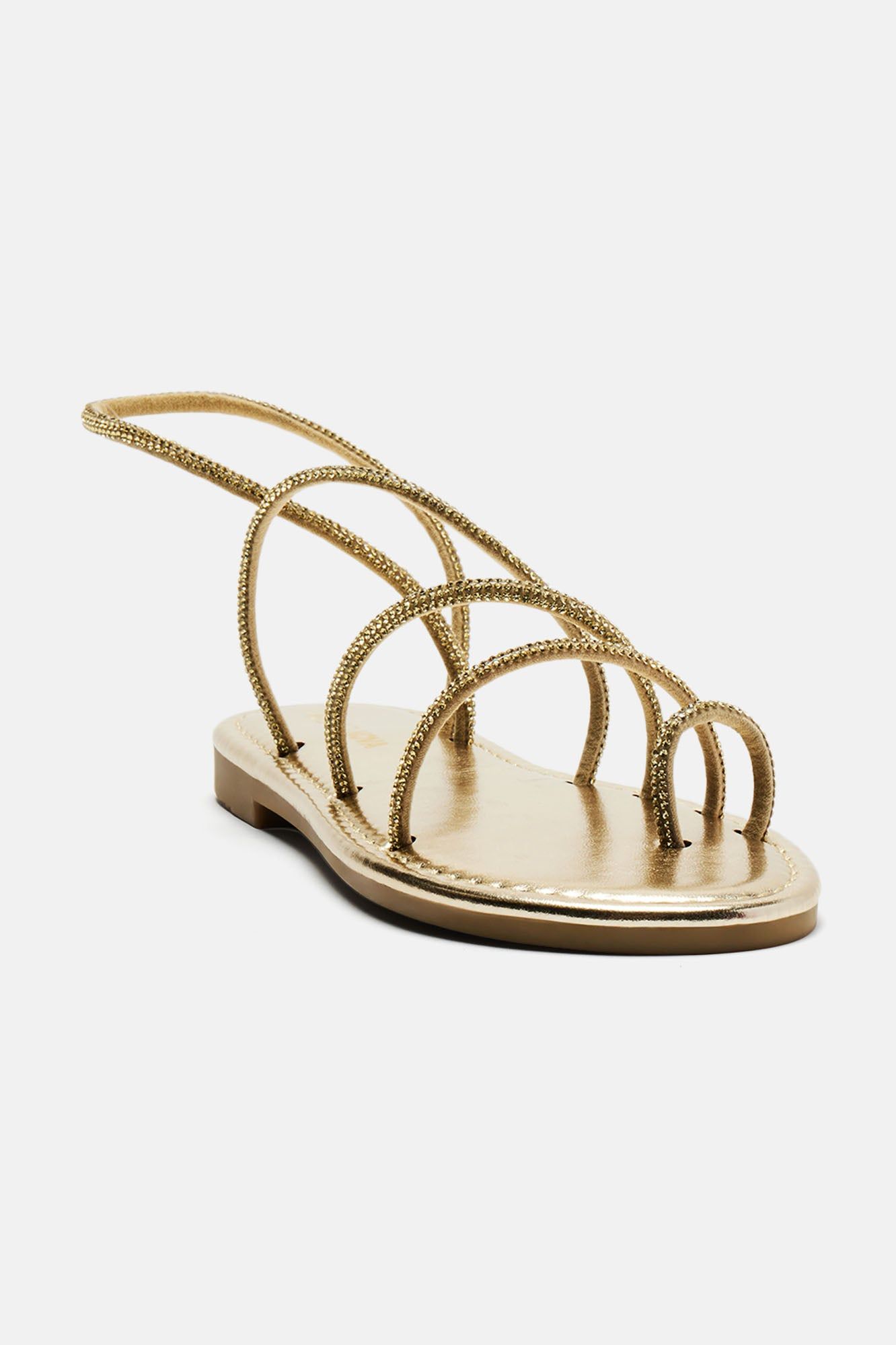 Kaelynn Flat Sandals - Gold sold by Fashion Nova product image thumbnail 2
