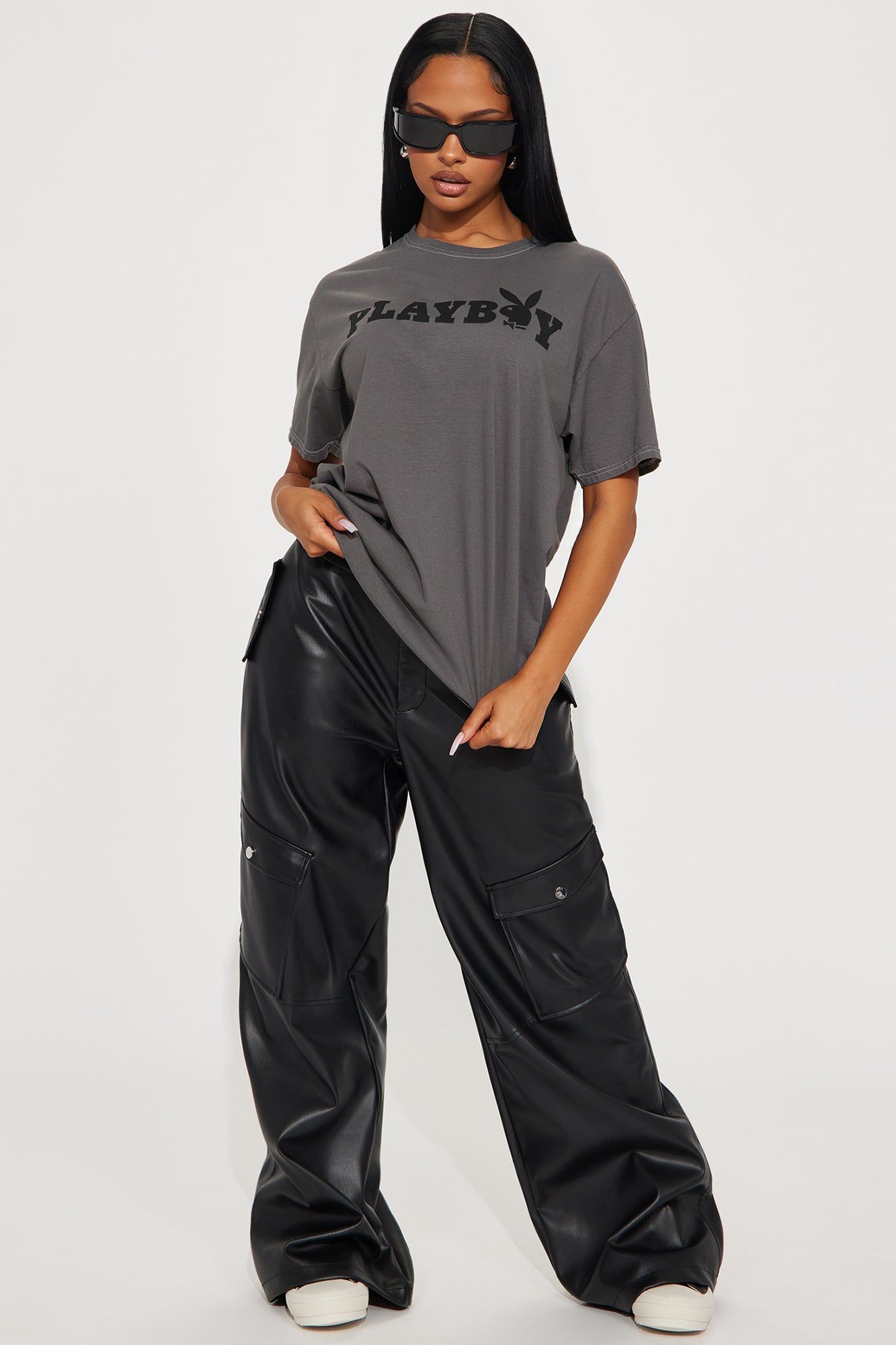 Playmate of The Year Graphic Tee - Grey sold by Fashion Nova product image thumbnail 2