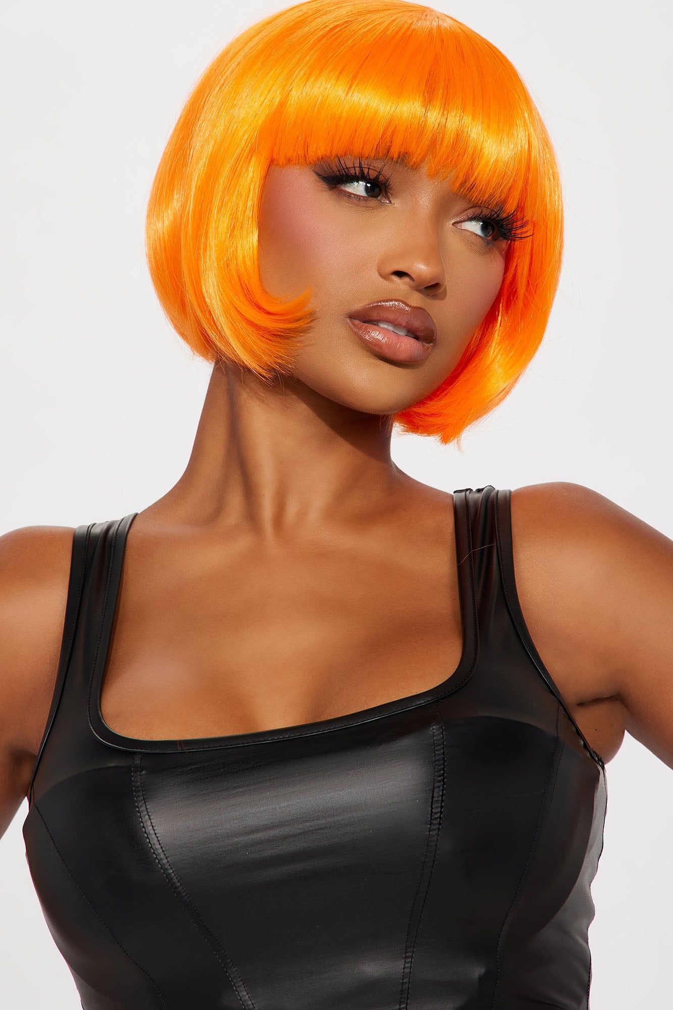 Undercover Baddie Costume Wig - Orange sold by Fashion Nova product image thumbnail 2