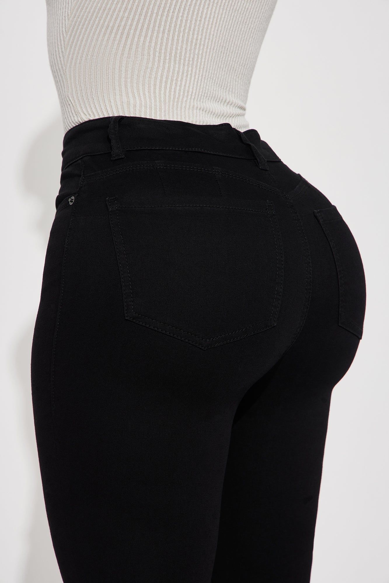 Always Involved Booty Lifting Stretch Skinny Jeans - Black sold by Fashion Nova product image thumbnail 3