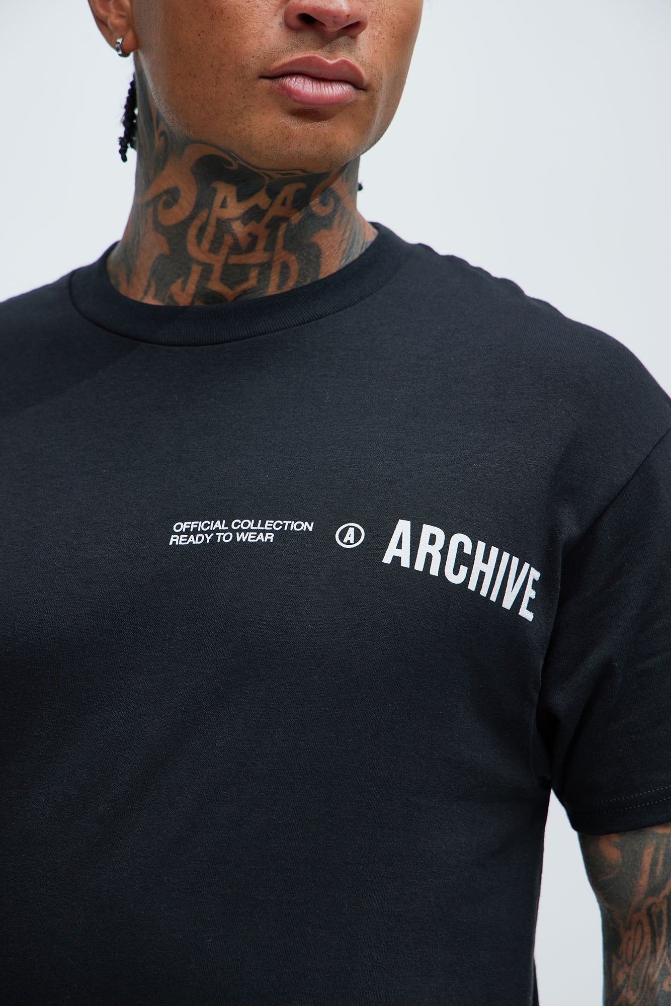 Archive Short Sleeve Tee - Black sold by Fashion Nova product image thumbnail 3