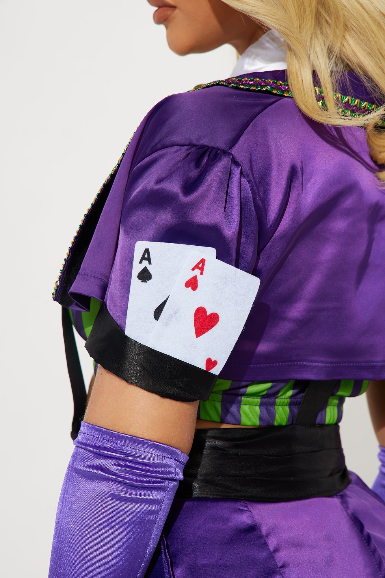 Mad Villain 5 Piece Costume Set - Purple/combo sold by Fashion Nova product image thumbnail 4