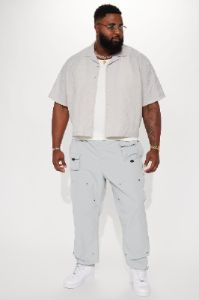 Right Amount Carpenter Utility Pants - Grey sold by Fashion Nova