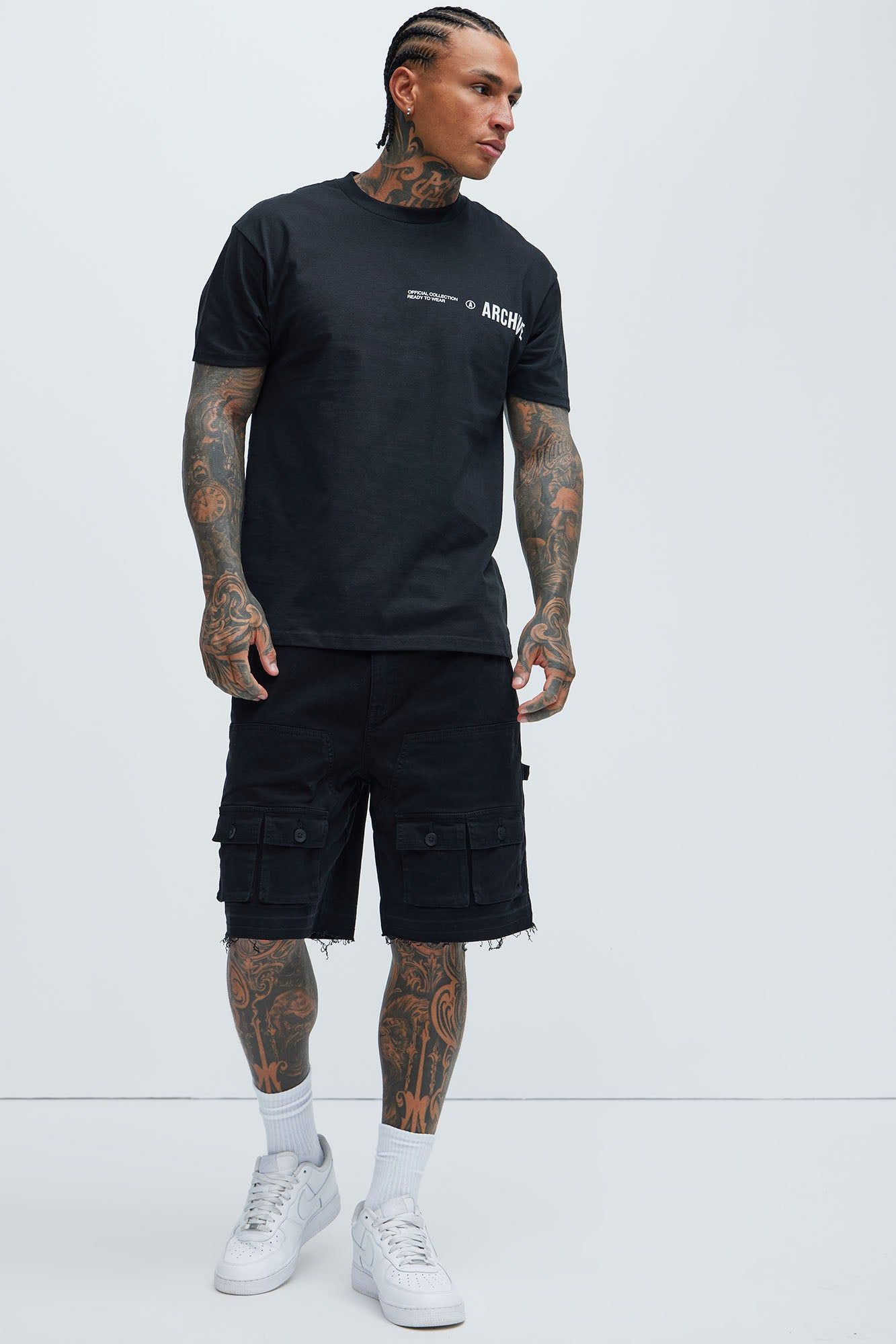 Archive Short Sleeve Tee - Black sold by Fashion Nova product image thumbnail 2