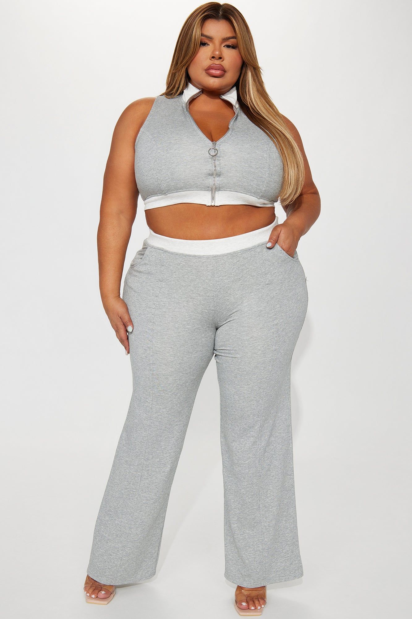Good Dayz Pant Set - Grey/combo sold by Fashion Nova product image thumbnail 4