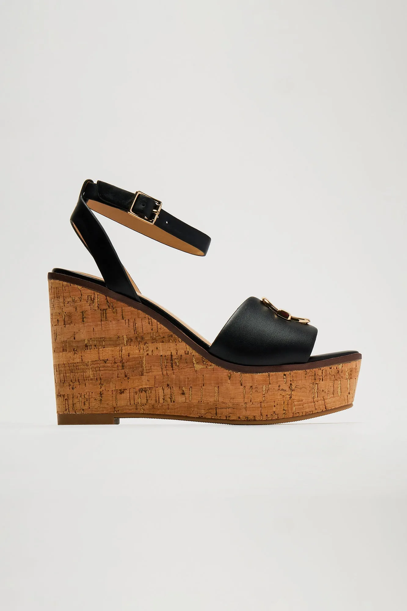 Ciarra Platform Wedges - Black sold by Fashion Nova product image thumbnail 2