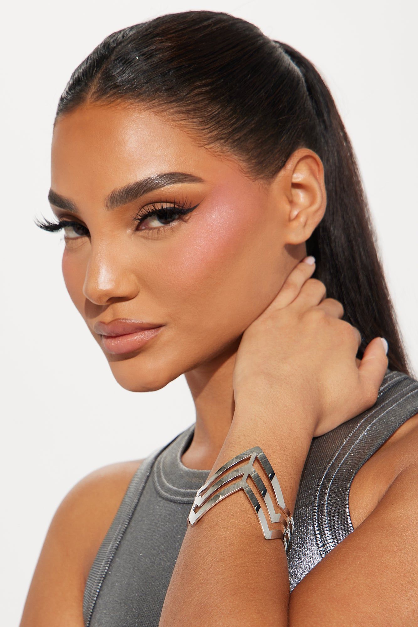 What's The Point Cuff Bracelet - Silver sold by Fashion Nova product image thumbnail 2