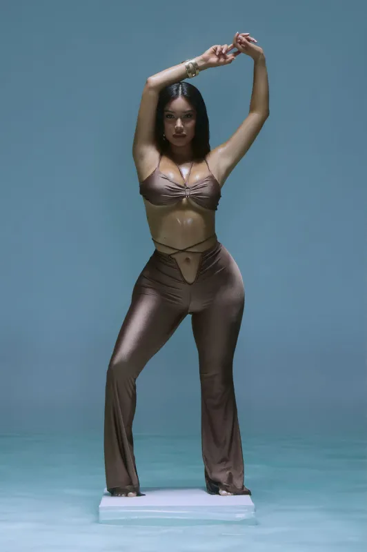 Be My Baby Pant Set - Mocha sold by Fashion Nova