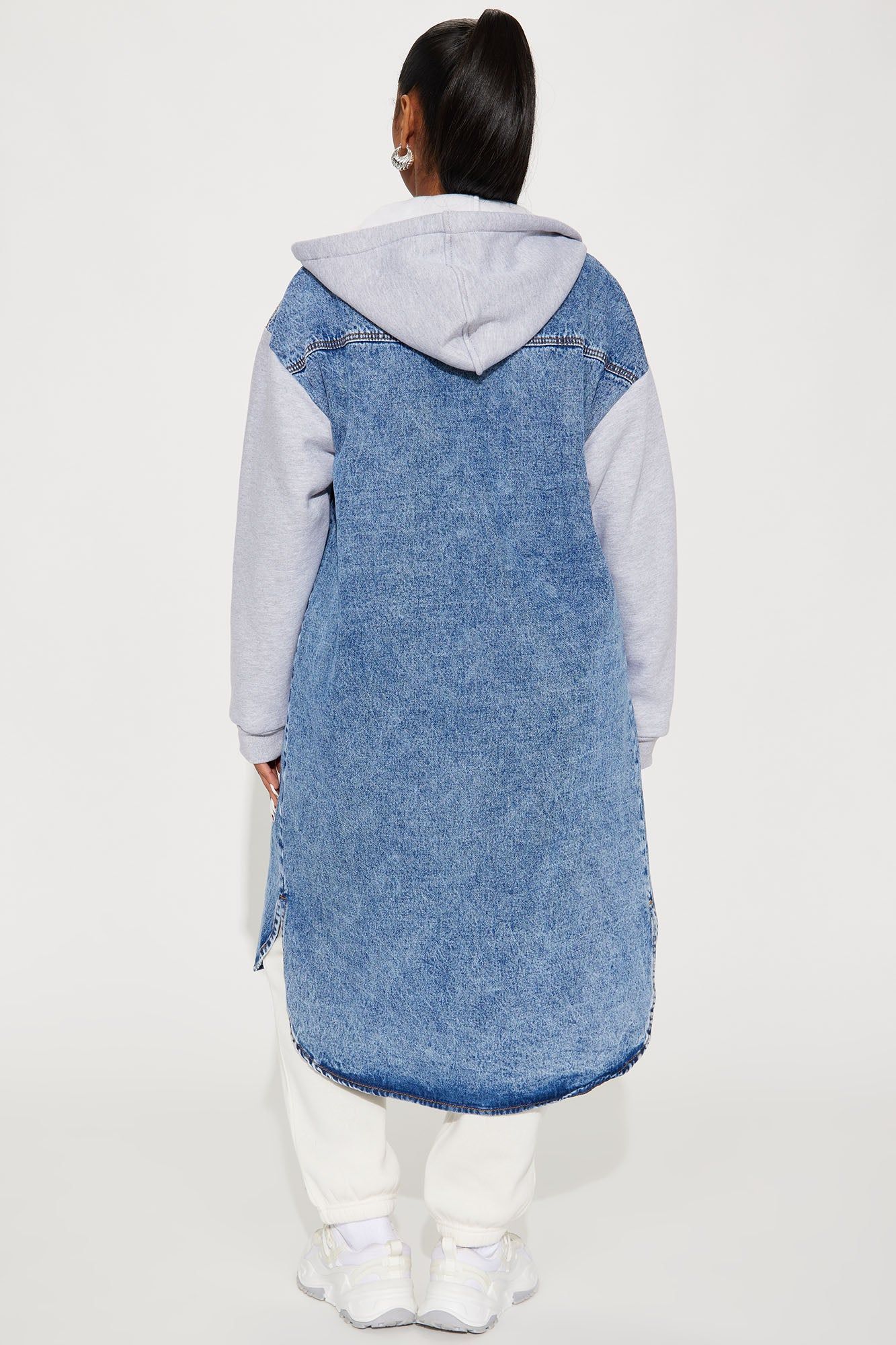 Millie Denim Coat - Medium Wash sold by Fashion Nova product image thumbnail 3