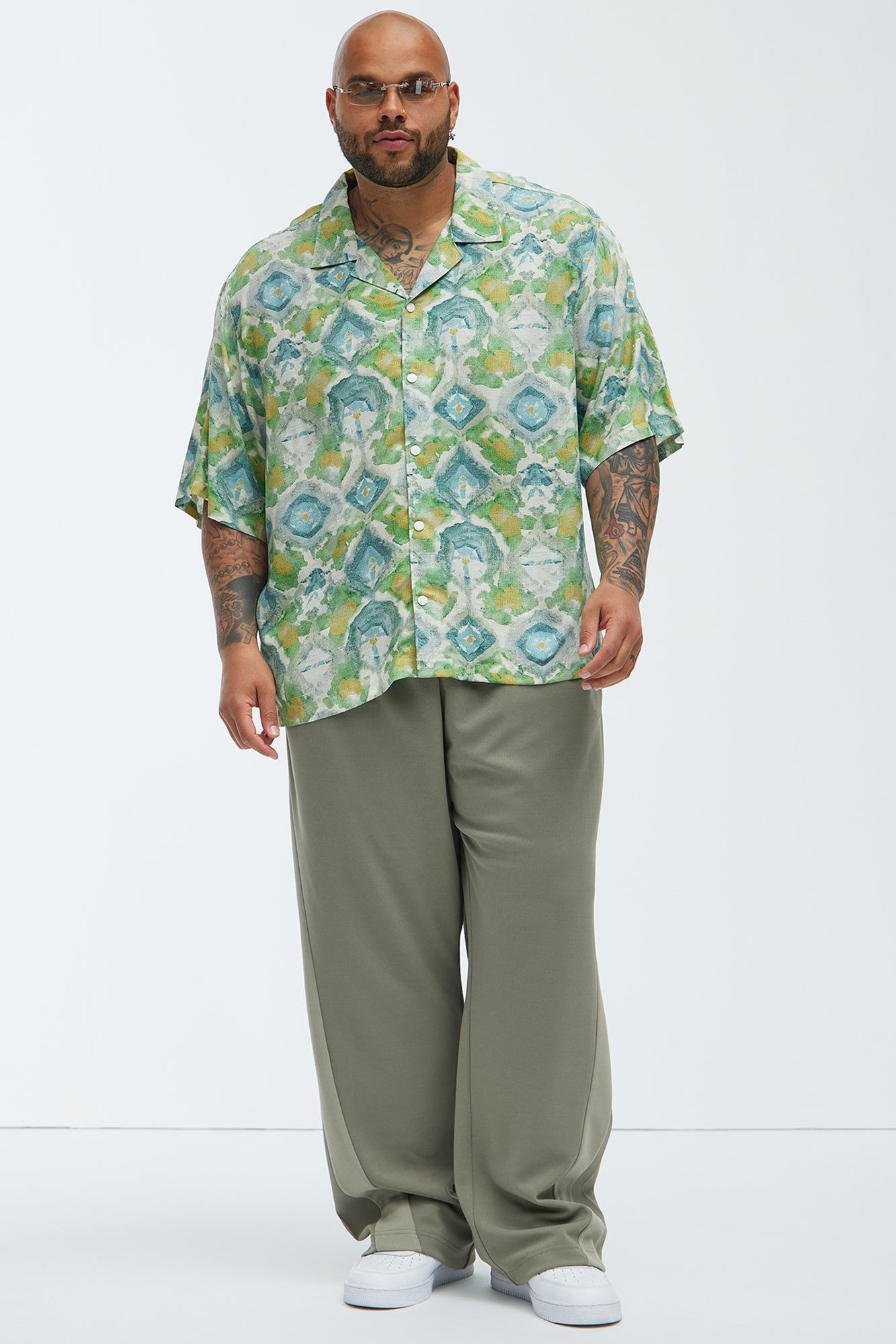 Hartwick Watercolor Shirt - Multi Color sold by Fashion Nova product image thumbnail 5