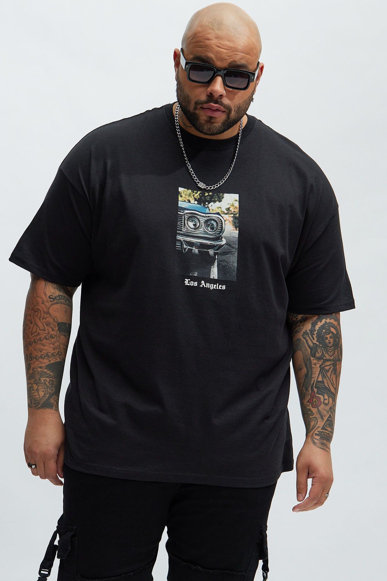 LA Lowrider Short Sleeve Tee - Black sold by Fashion Nova product image thumbnail 4