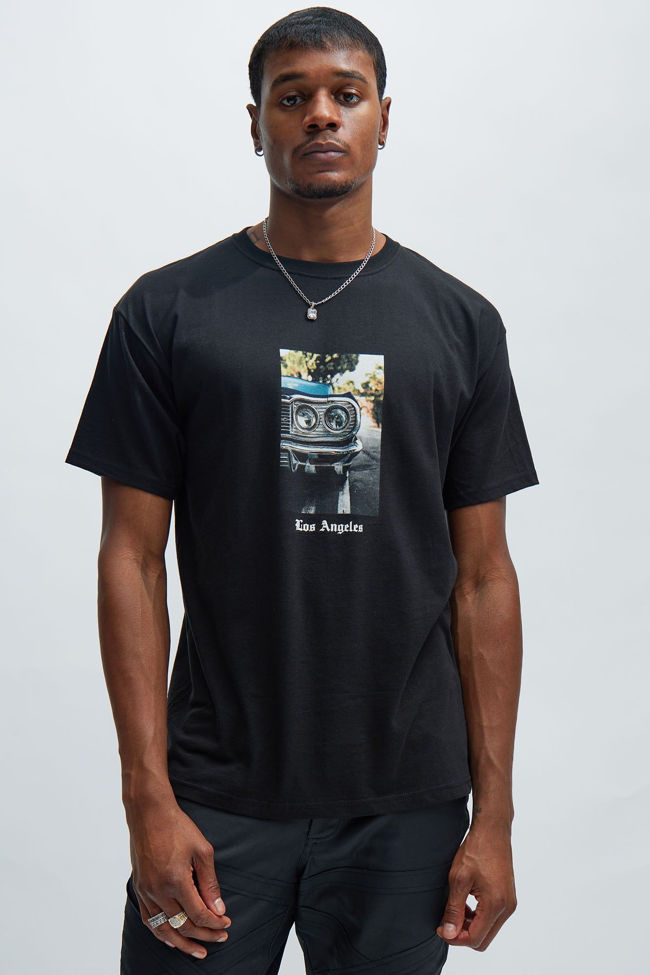 LA Lowrider Short Sleeve Tee - Black sold by Fashion Nova