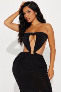 Summer In Bali Maxi Dress - Black sold by Fashion Nova