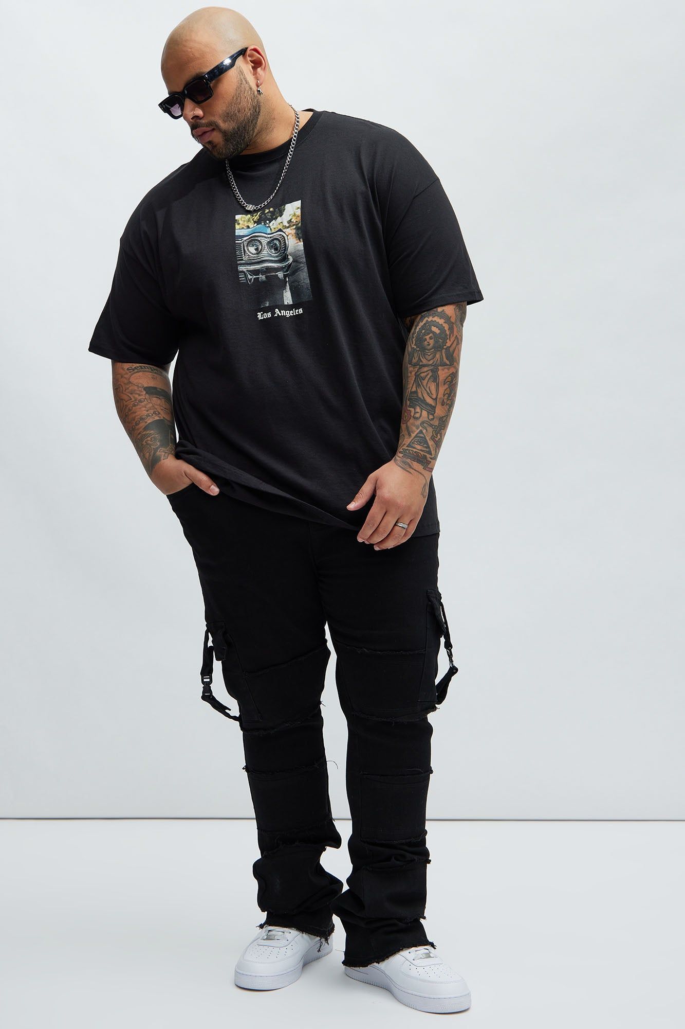 LA Lowrider Short Sleeve Tee - Black sold by Fashion Nova product image thumbnail 5