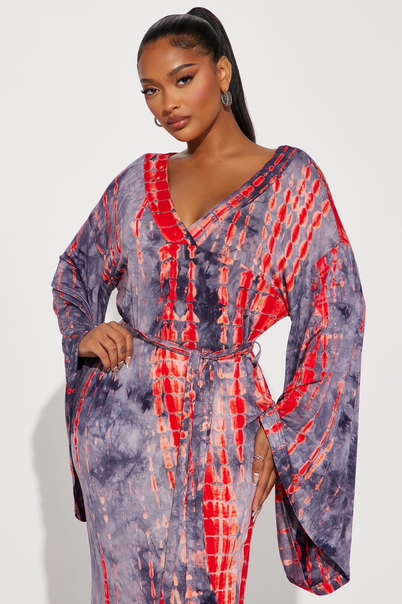 Rachel Tie Dye Maxi Dress - Blue/combo sold by Fashion Nova product image thumbnail 2