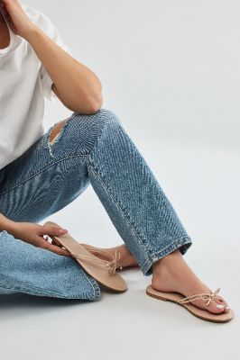 Cute As Can Be Flip Flops - Nude made by Fashion Nova