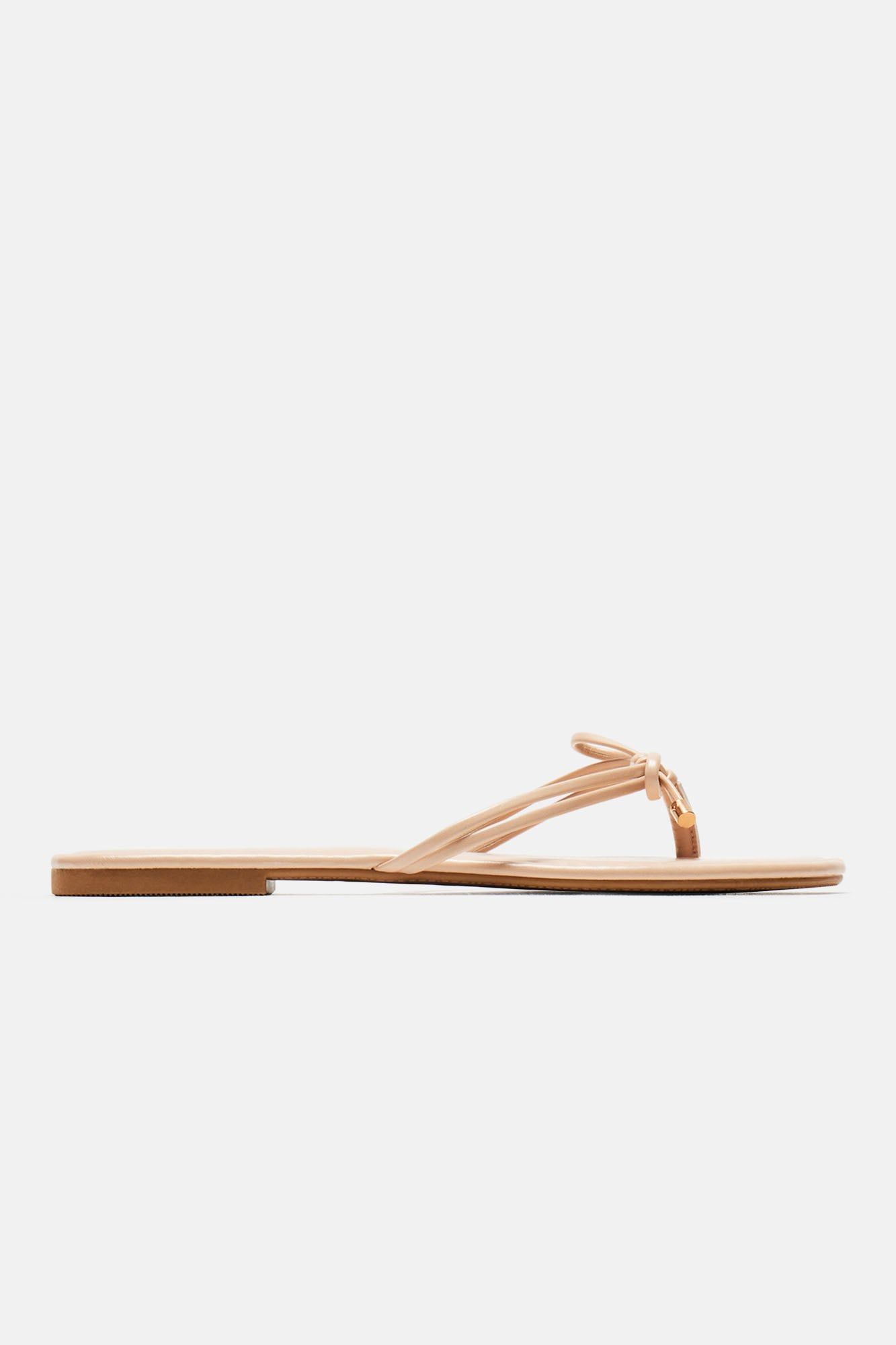 Cute As Can Be Flip Flops - Nude sold by Fashion Nova product image thumbnail 5