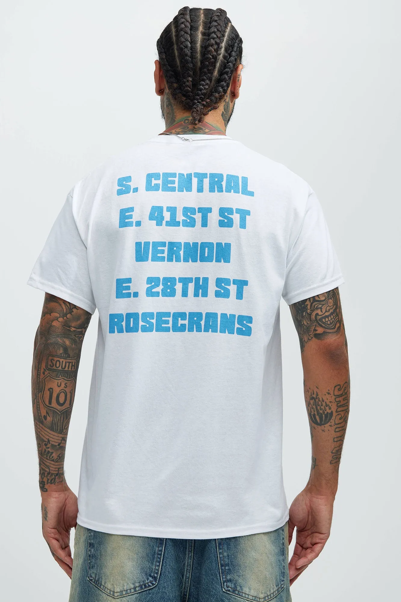 Neighborhood Short Sleeve Tee - White sold by Fashion Nova product image thumbnail 4