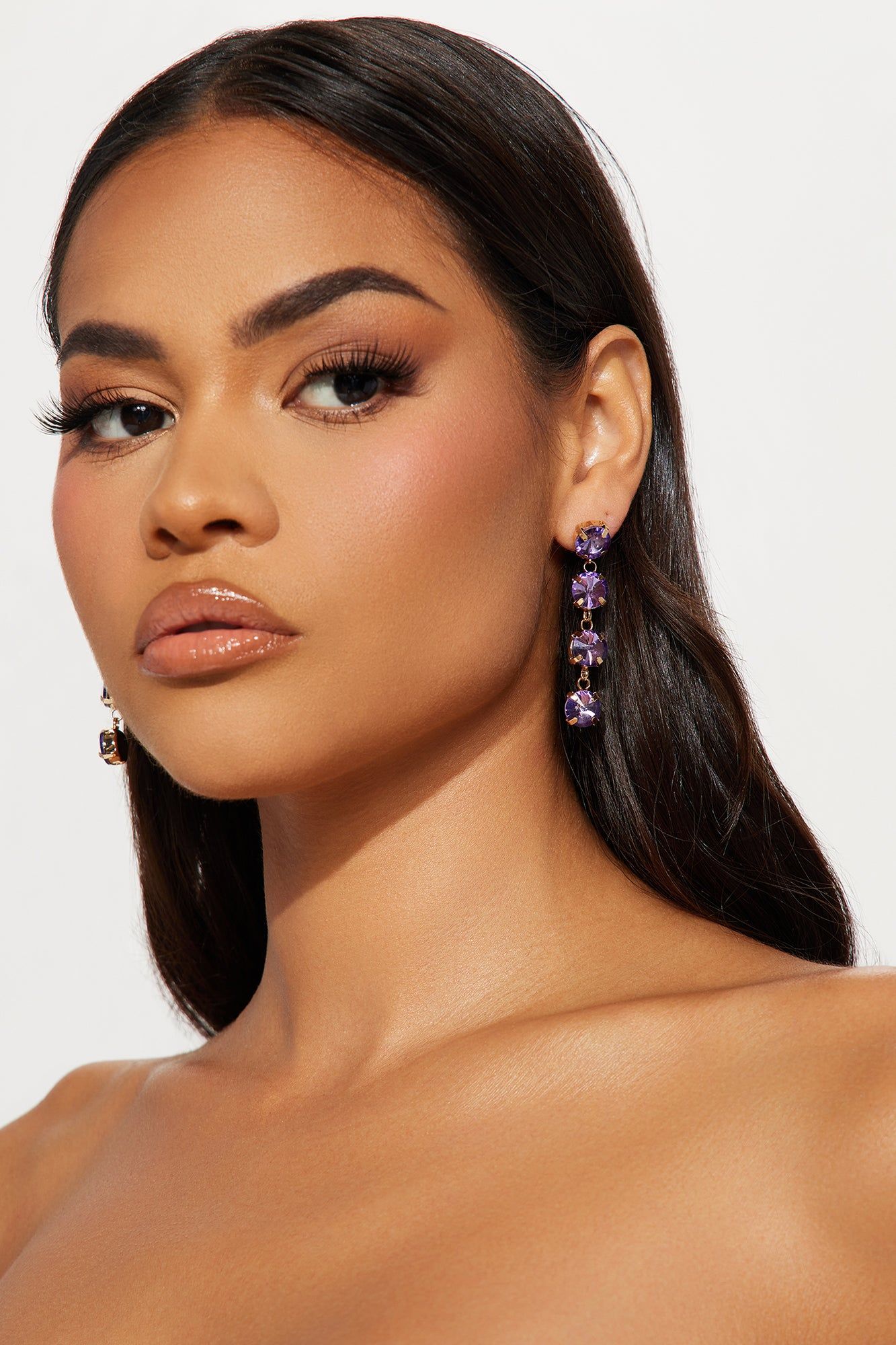 Lead You On Earrings - Purple sold by Fashion Nova