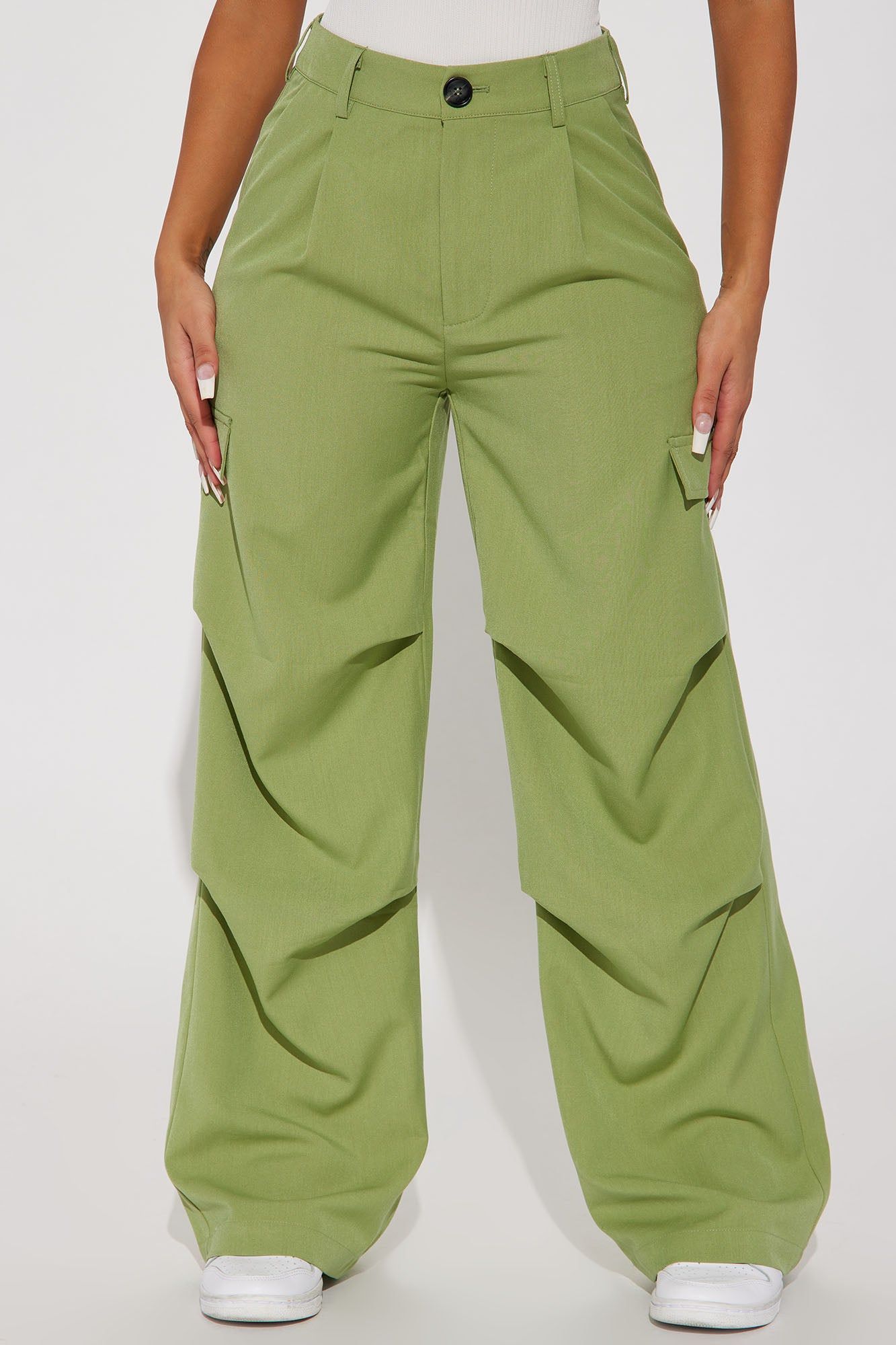 In The Mix Cargo Trouser - Sage sold by Fashion Nova product image thumbnail 2