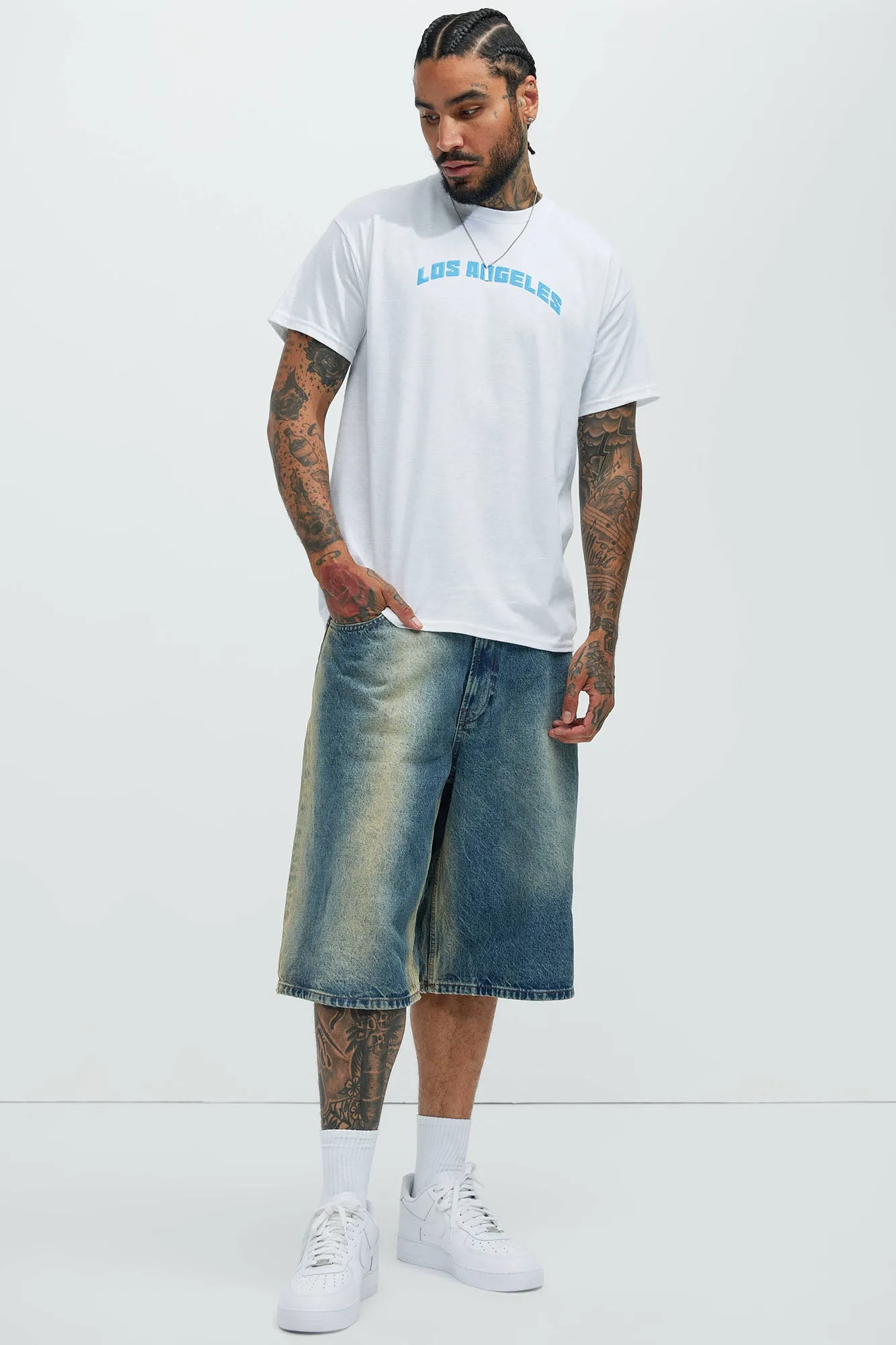 Neighborhood Short Sleeve Tee - White sold by Fashion Nova product image thumbnail 2