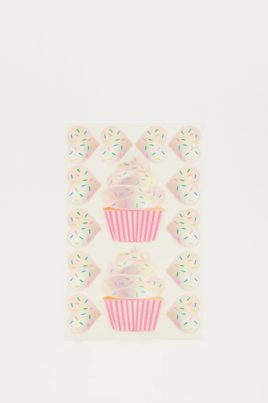 Cupcake Edible Pasties & Pecker Wraps Cake Batter Candy by Pastease - Pink/combo sold by Fashion Nova