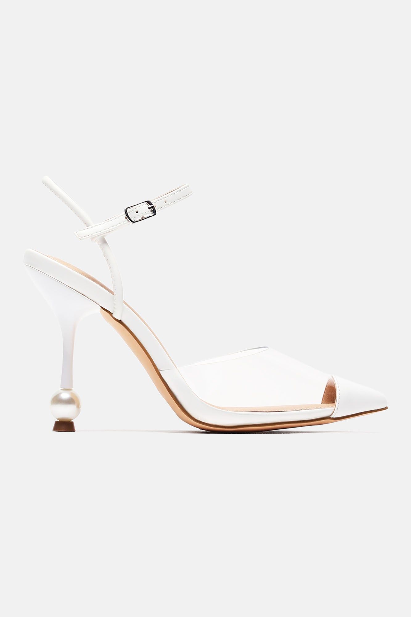 Focused On Me Pumps - White sold by Fashion Nova product image thumbnail 3