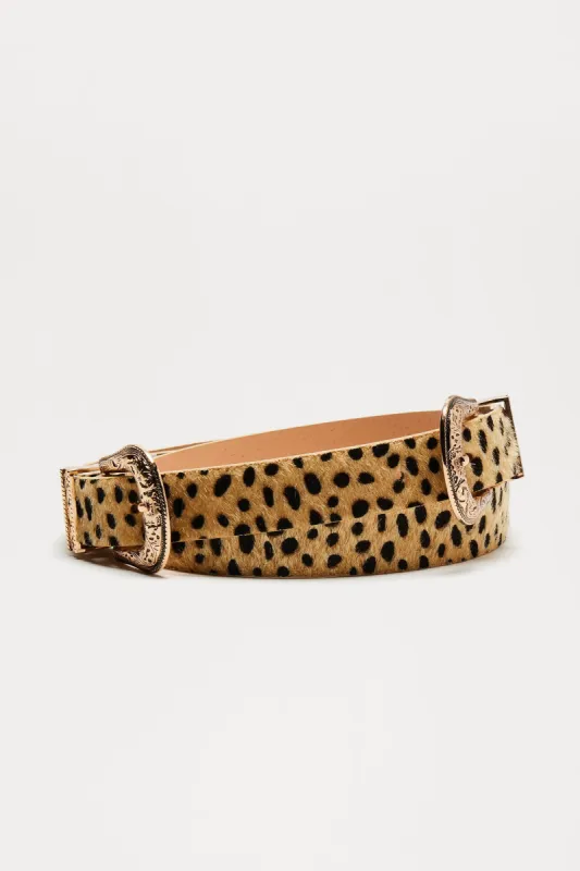 Wild Feline Belt - Leopard sold by Fashion Nova