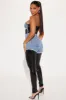 Mix It Up Faux Leather Jumpsuit - Black/combo sold by Fashion Nova
