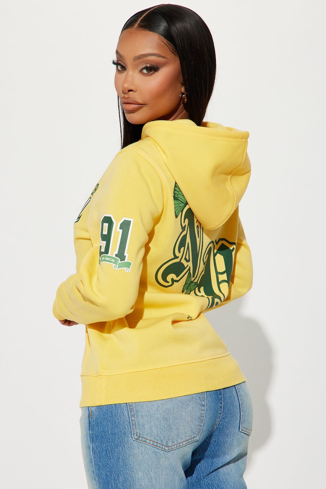 NY Butterfly Hoodie - Yellow sold by Fashion Nova product image thumbnail 5