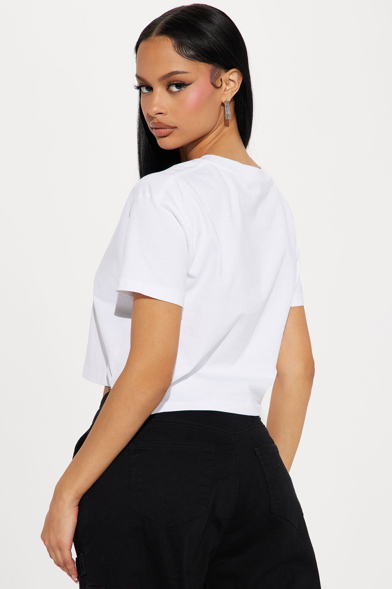 Looking For a Rich Husband Crop Top - White sold by Fashion Nova product image thumbnail 4
