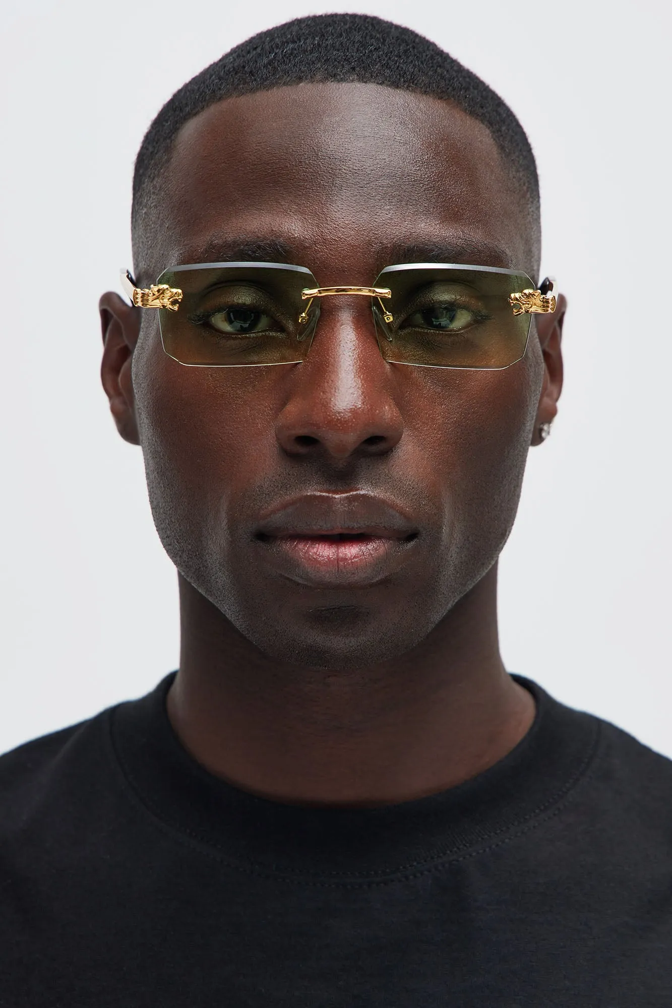 Burn It Down Sunglasses - Gold/combo sold by Fashion Nova